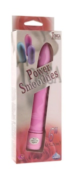 Классический розовый вибратор CERAMITEX POWER SMOOTHIES - 15,2 см.