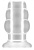 Прозрачная анальная пробка с тоннелем №51 Large Hollow Tunnel Butt Plug 5 Inch - 12,7 см.