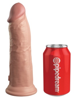 Страпон King Cock Ellite Deluxe с эрекционным кольцом