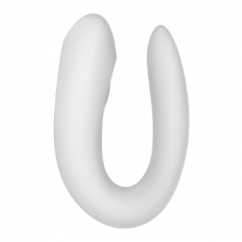 Вибратор для пар с управлением от приложения Satisfyer Double Joy белый