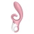 Вибратор с клиторальным стимулятором Satisfyer Hug Me 21,2 см розовый