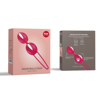 Вагинальные шарики Fun Factory Smartballs Duo красные