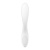 Белый вибромассажер Satisfyer Rrrolling Pleasure с движущимся шариком - 23 см
