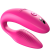 U-образный вибратор для пар We-Vibe Sync 2 розовый
