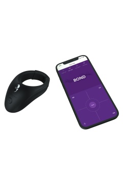 Эрекционное виброкольцо We-Vibe Bond с пультом и приложением черное
