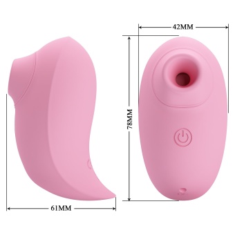 Розовый стимулятор клитора Inhale Bird