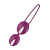 Вагинальные шарики Fun Factory Smartballs Duo фиолетовые
