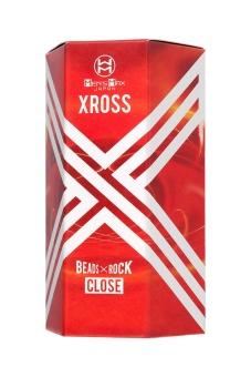 Прозрачный мастурбатор MensMax Xross Beads х Rock Close