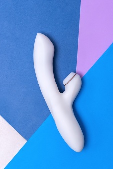 Вибратор с вакуумной стимуляцией клитора Satisfyer Pro G-Spot Rabbit - 22 см