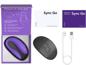 Вибратор для пар We-Vibe Sync Go фиолетовый