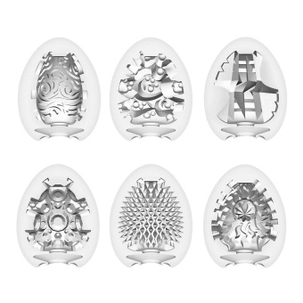 Набор мастурбаторов в форме яйца Tenga Eggs Set New Edition 6 шт