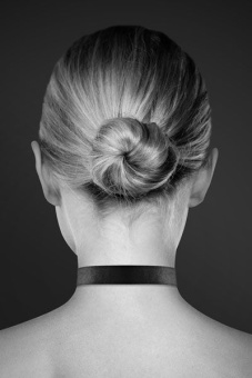 Чокер с замком сердце Bijoux Pour Toi чёрный