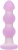 Сиреневая анальная пробка-ёлочка Beaded Probe - 10,7 см.