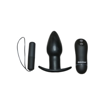 Анальная вибропробка с дистанционным пультом Pipedream Anal Fantasy Collection Remote Control Silicone Plug черная