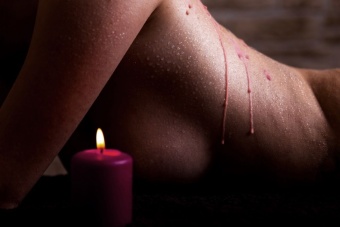 Восковая BDSM-свеча Wax Play с ароматом розы