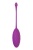 Фиолетовое силиконовое виброяйцо Purr