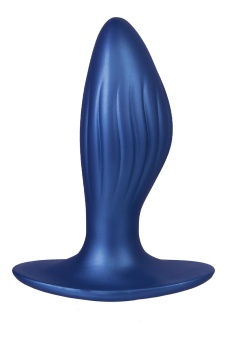 Синяя анальная пробка G Stuck Silicone Anal Plug - 12,5 см.