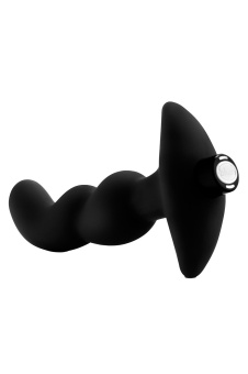 Черный вибромассажер простаты Prostate Massager 03 - 15,2 см.