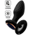 Черная анальная вибровтулка Tucana с ротацией и управлением через приложение - 12 см.