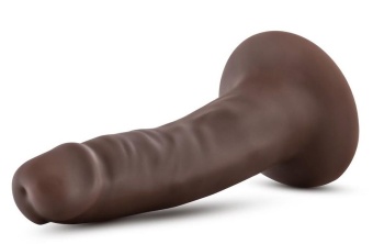 Коричневый фаллоимитатор-реалистик 5 Inch Posable Dildo - 13,9 см.