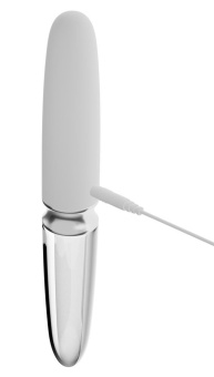 Двусторонний вибратор Orion Straight LED - 17,7 см