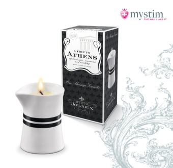 Массажная свеча Mystim Petits Joujoux Athens Мускус и пачули 190 г
