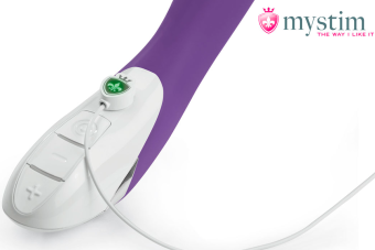 Вибратор для G точки Mystim Bon Aparte фиолетовый - 25 см