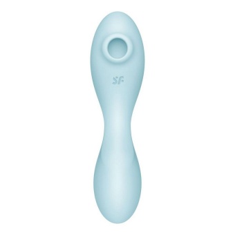 Вибратор с вакуумной стимуляцией Satisfyer Curvy Trinity 5+ и управлением от приложения