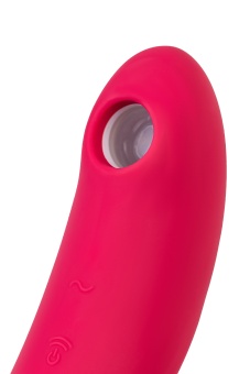Двухсторонний вакуумный вибростимулятор Satisfyer Twirling Pro малиновый
