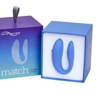 Вибратор для пар We-Vibe Match голубой