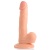 Телесный фаллоимитатор 6.5  Dildo with Balls - 19 см.