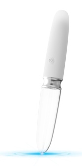 Двусторонний вибратор Orion Straight LED - 17,7 см