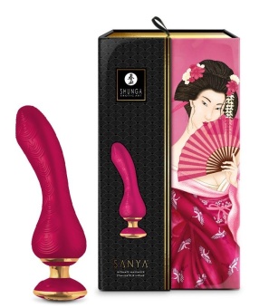 Вибратор Sunga SANYA малиновый - 18,5 см