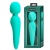 Бирюзовый wand-вибратор Meredith Бирюзовый wand-вибратор Meredith
