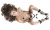Наручники с оковами Pipedream Heavy Duty Hogtie Kit и маска