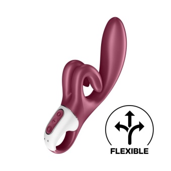 Вибратор с двойным клиторальным стимулятором Satisfyer Touch Me красный