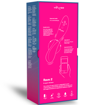 Вибратор для зоны G We-Vibe Rave 2 фуксия