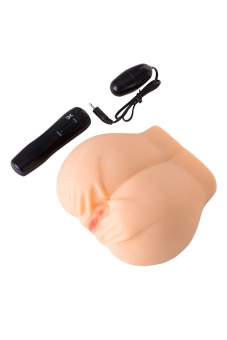 Мастурбатор вагина и анус с руками на попке Toyfa Juicy Pussy с вибрацией