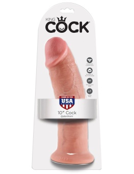 Фаллоимитатор на присоске King Cock 26 см телесный