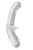 Двухсторонний фаллоимитатор Satisfyer Double Crystal из прозрачного стекла