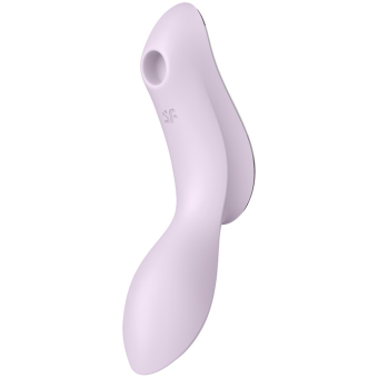 Вакуумный вибростимулятор с изгибом Satisfyer Curvy Trinity 2 сиреневый