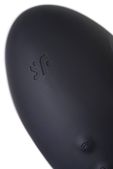 Вакуумный стимулятор с вибрацией Satisfyer Vulva Lover 3 чёрный