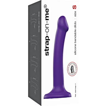 Фаллоимитатор Strap-On-Me Dildo Dual Density Semi-Realistic S 14,7 см фиолетовый