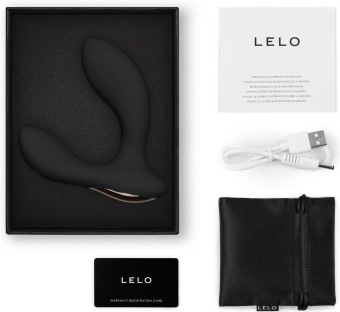 Вибростимулятор простаты Lelo Hugo 2 с управлением от приложения чёрный