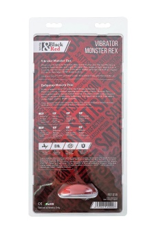 Силиконовый вибратор Monster Rex - 24,5 см.