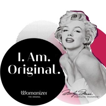 Бесконтактный клиторальный стимулятор Womanizer Classic 2 Marilyn Monroe красный