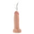 Телесный фаллоимитатор с имитацией эякуляции 8 Inch Squirting Dildo with Syringe - 20,3 см.