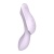 Вакуумный вибростимулятор с изгибом Satisfyer Curvy Trinity 2 сиреневый