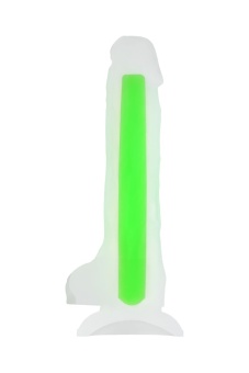 Светящийся в темноте зеленым фаллоимитатор Beyond Clark Glow - 22 см
