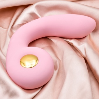 Вибратор с нагревом Youvic Bendable Heating G-Spot розовый